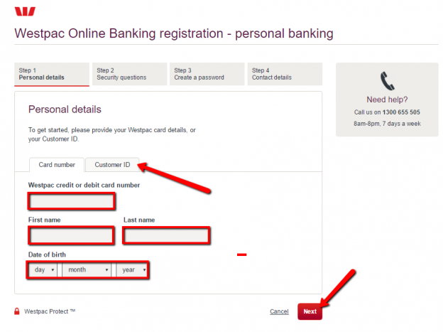 Westpac Online Banking Login CC Bank