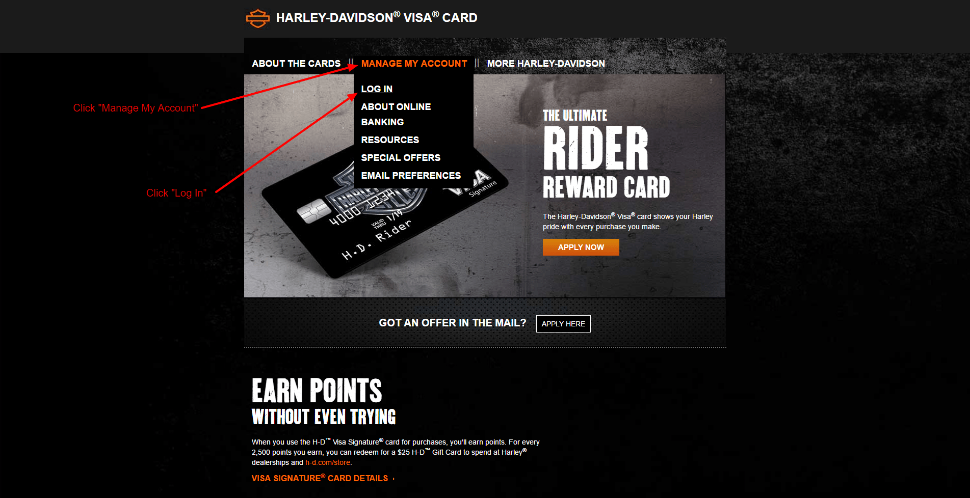 Harley Davidson Credit Card Online Login - CC Bank