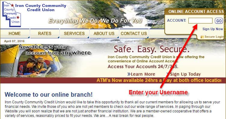How do you log in to BCU Credit Union online?