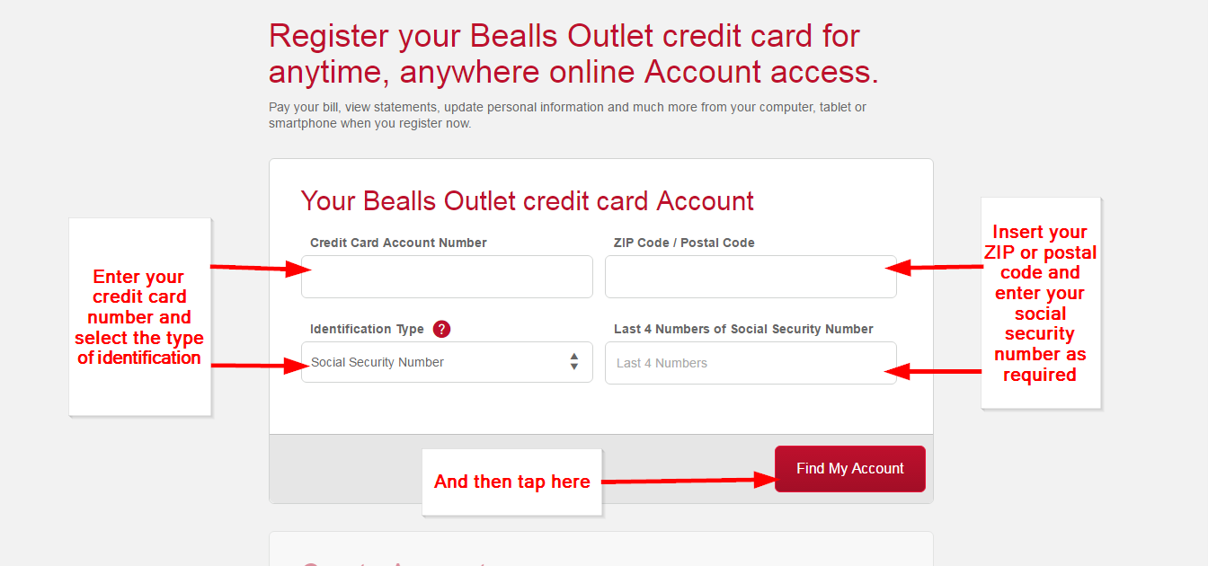 Bealls Outlet Credit Card Online Login CC Bank