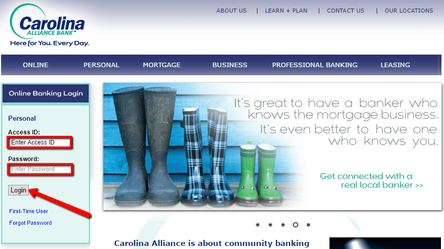 Carolina Alliance Bank Online Login