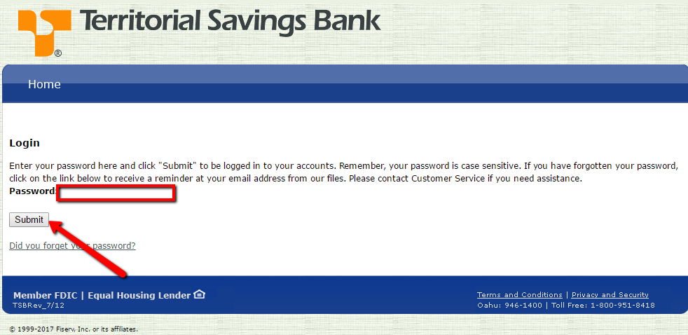 territorial savings online banking