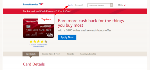 BankAmericard Cash Rewards Credit Card