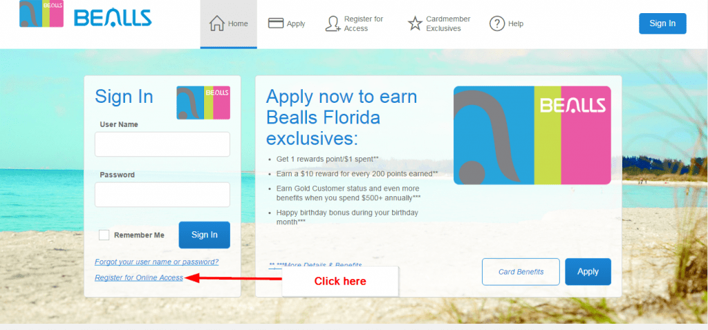 Bealls Credit Card Login Florida