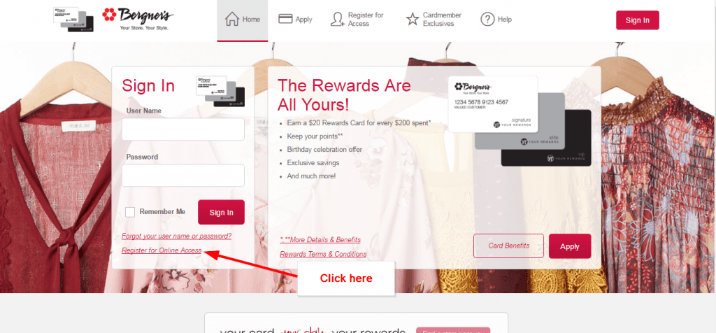 Bergner s Credit Card Online Login CC Bank