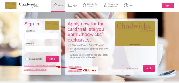 Chadwicks Credit Card Online Login CC Bank Chadwicks Credit Card Online Login CC Bank