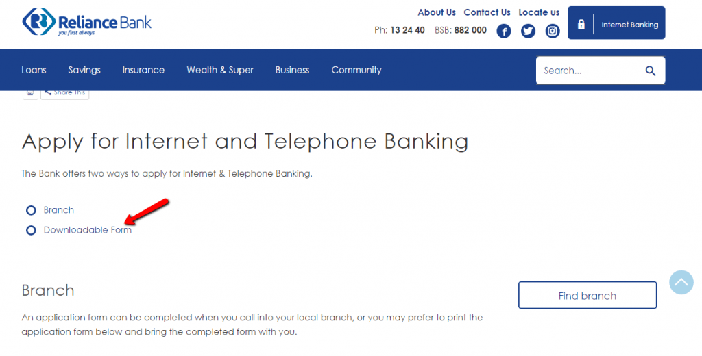 Reliance (Maritime, Mining & Power Credit Union) Online Banking Login