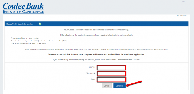 Coulee Bank Online Banking Login CC Bank