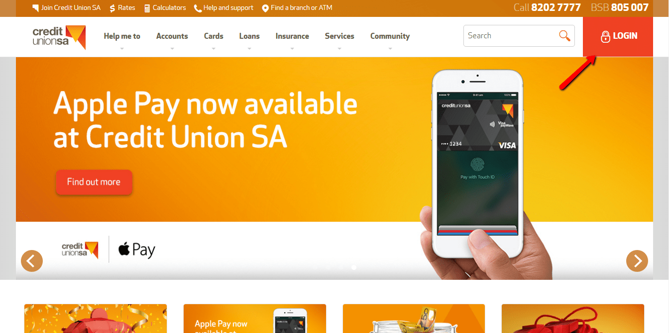Credit Union SA Online Banking Login