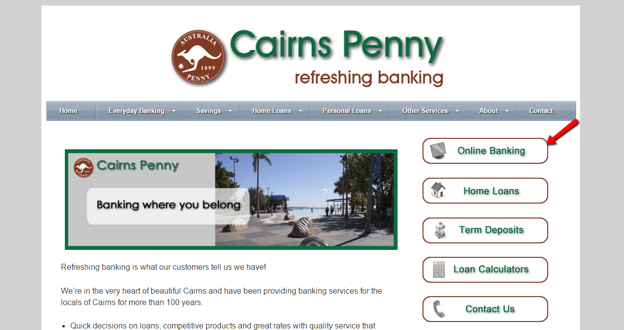 Cairns Penny Savings & Loans Online Login