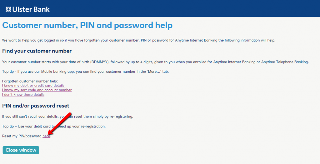 Ulster Bank Ireland Online Banking Login CC Bank