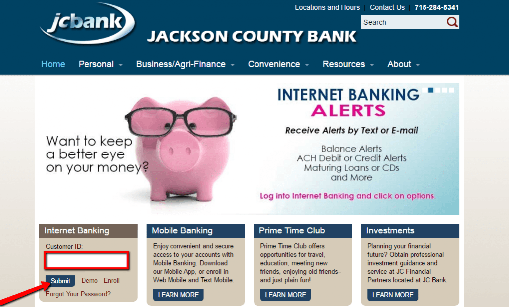 Jackson County Bank Online Banking Login CC Bank
