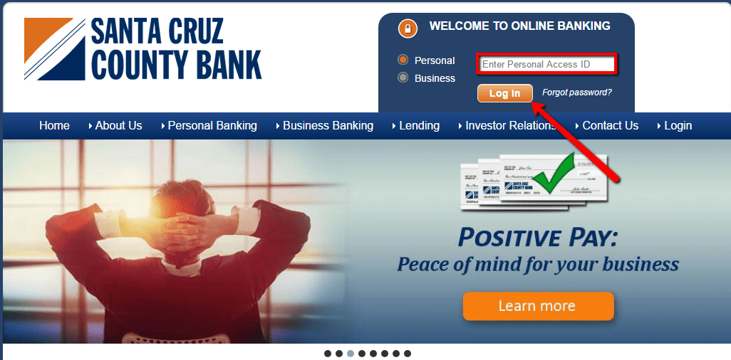 Santa Cruz County bank Online Banking Login