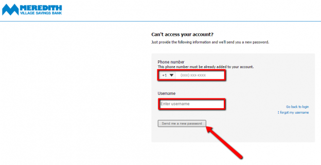 Meredith Village Savings Bank Online Banking Login CC Bank