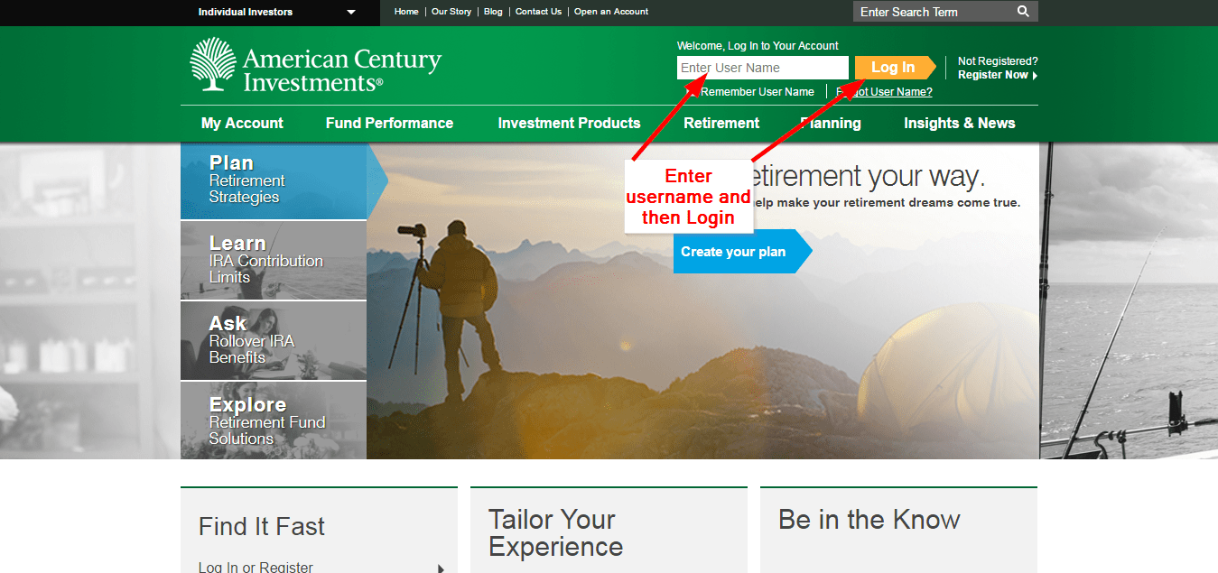 American Century Investments Account Online Login CC Bank