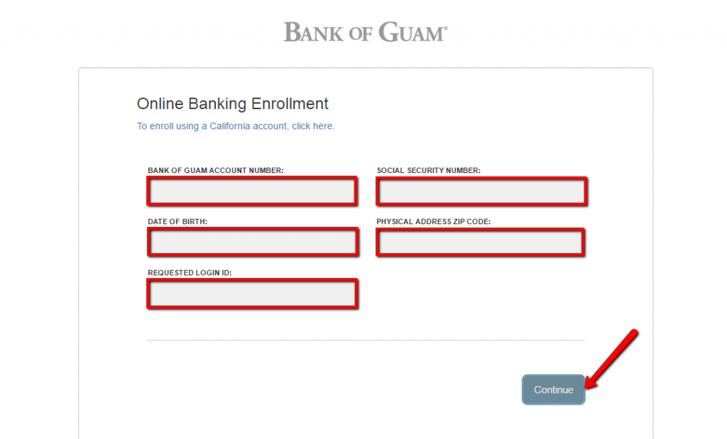Bank of Guam Online Banking Login CC Bank