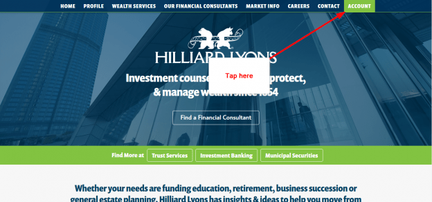 Hilliard Lyons Investment Account Online Login CC Bank