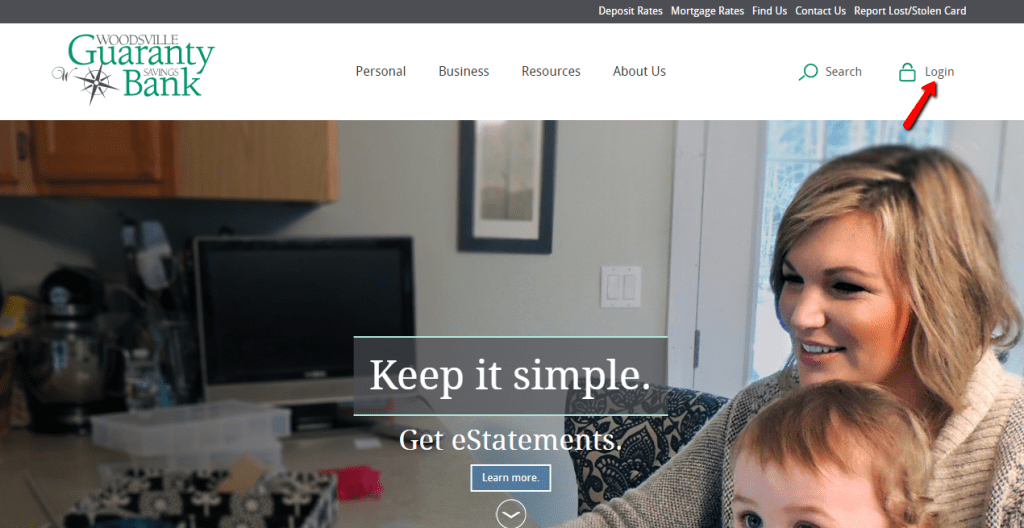 Woodsville Guaranty Savings Bank Online Banking Login CC Bank