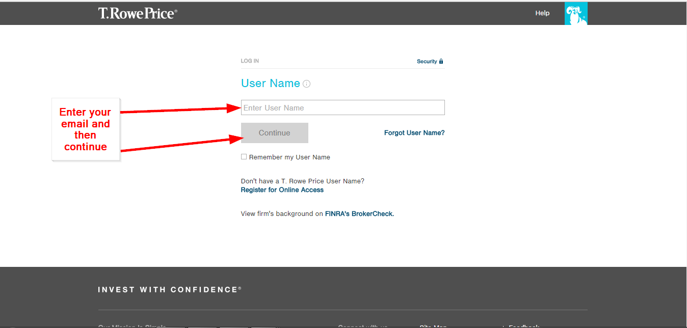 T Rowe Price Investment Account Online Login CC Bank