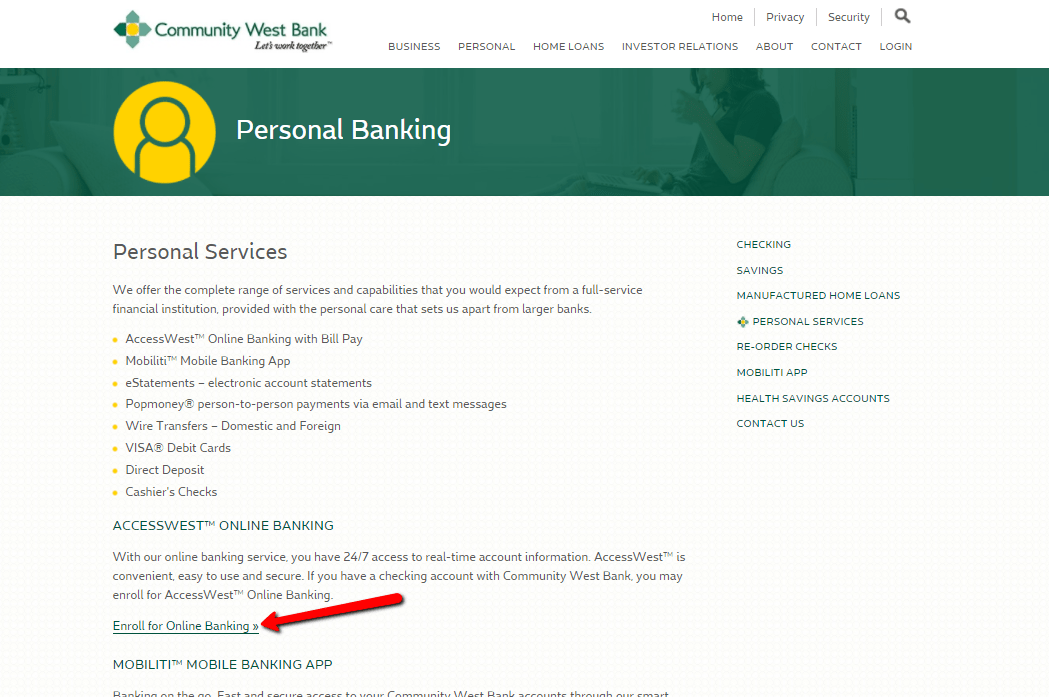 west michigan community bank login