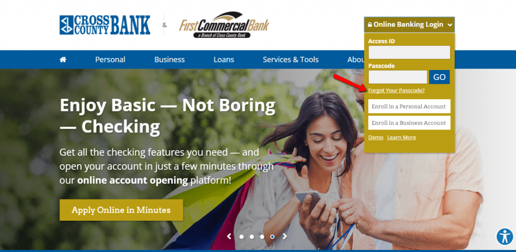 Cross County Bank Online Banking Login CC Bank