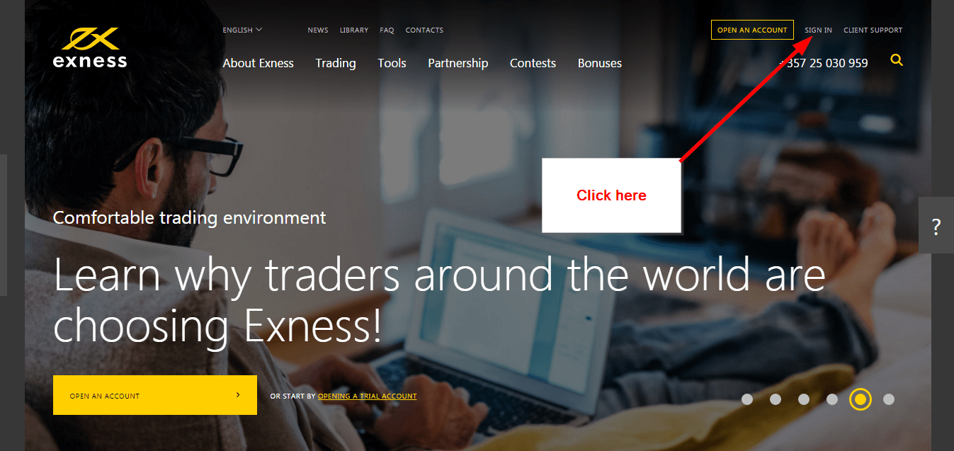 Exness Forex Investing Online Login - CC Bank