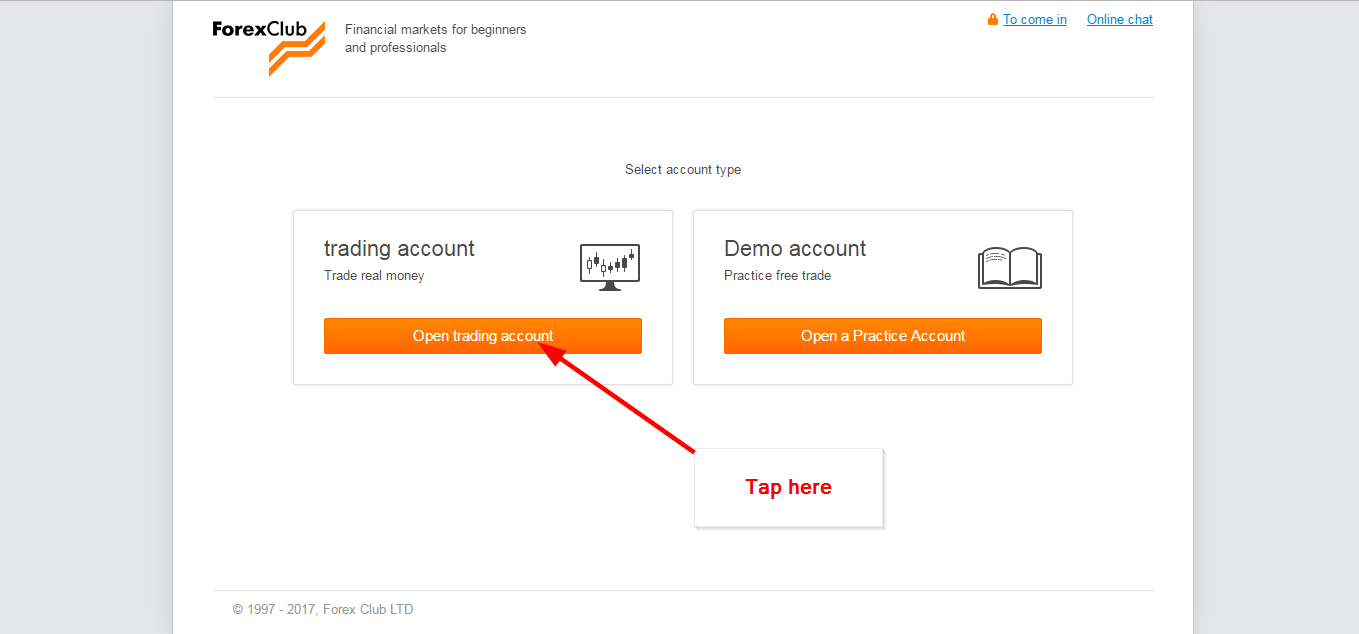 Forex club login