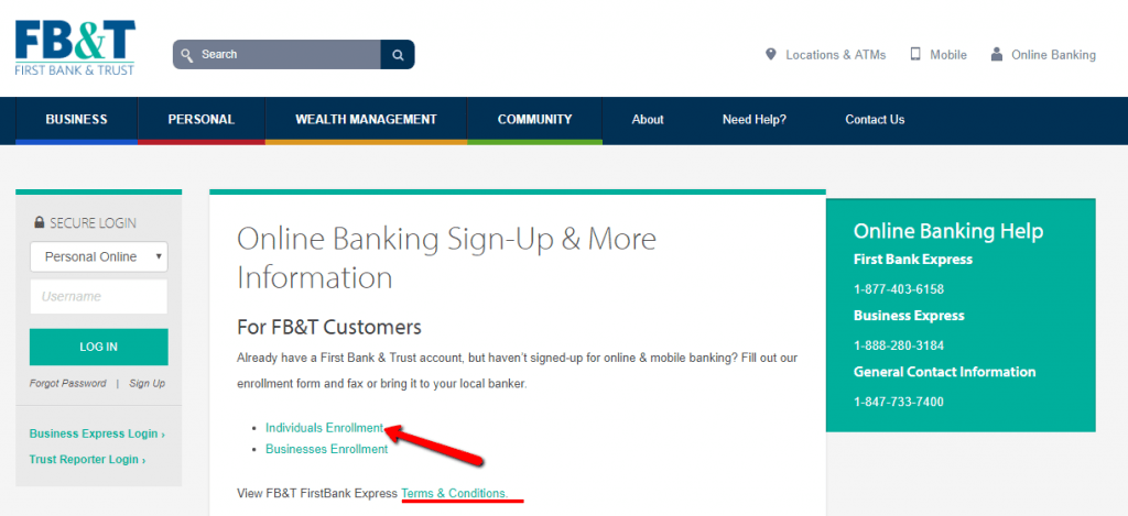 First Bank & Trust Online Banking Login - CC Bank