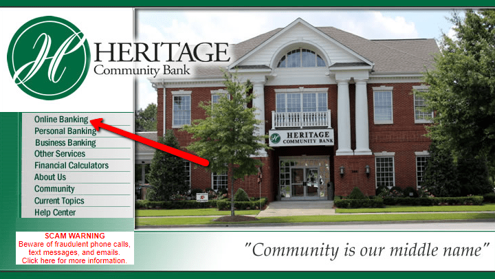 Heritage Community Bank Online Banking Login