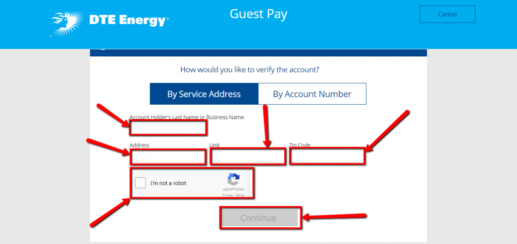 DTE Energy Online Bill Pay Login - CC Bank