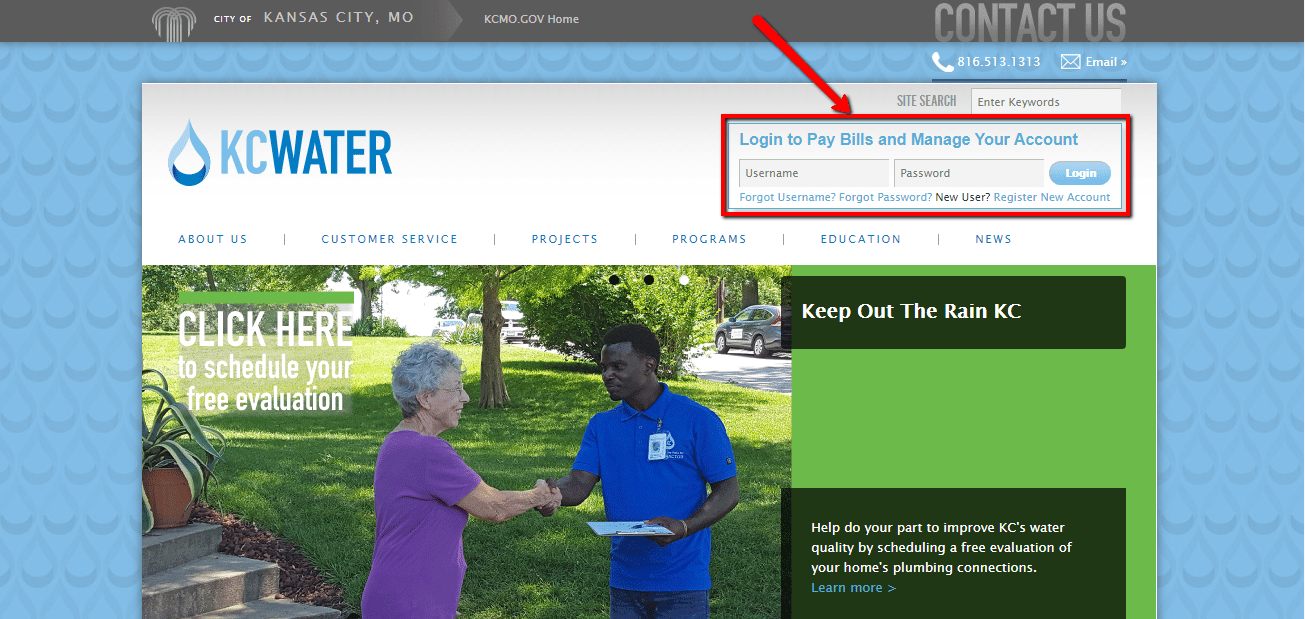 KC Water Services Online Bill Pay Login CC Bank