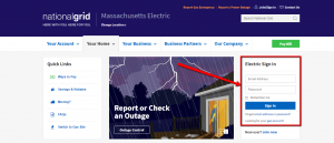 national grid of ma login