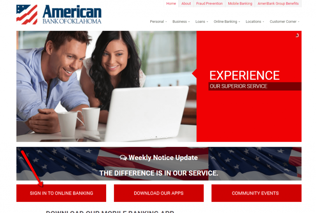 American Bank of Oklahoma Online Banking Login CC Bank