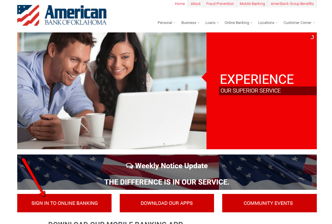 American Bank of Oklahoma Online Banking Login