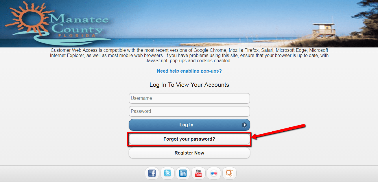 Manatee County Water Bill Online Bill Pay Login CC Bank