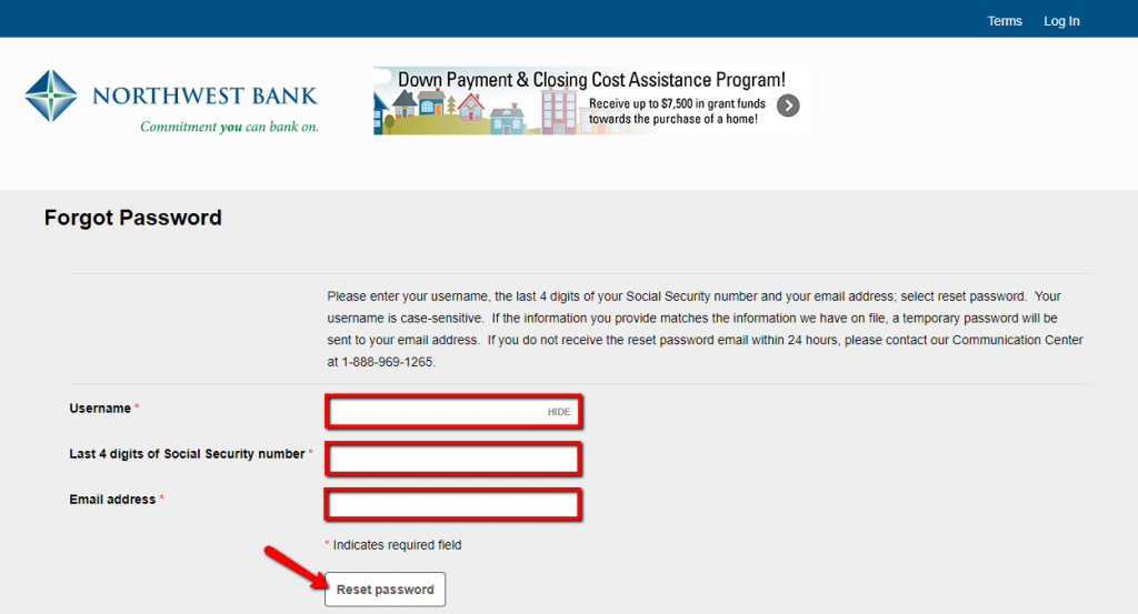 northwest bank credit card login