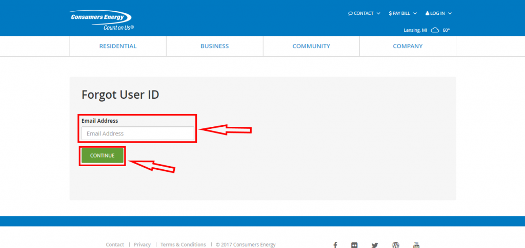 Consumers Energy Online Bill Pay Login - CC Bank