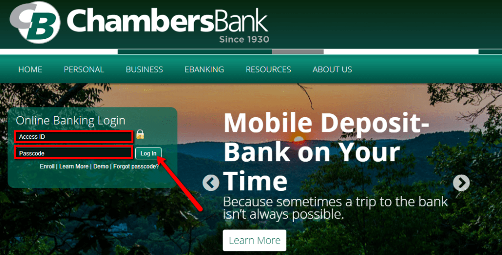 Chambers Bank Online Banking Login CC Bank