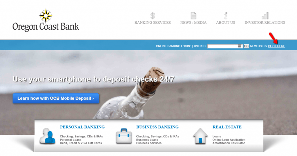 Oregon Coast Bank Online Banking Login CC Bank
