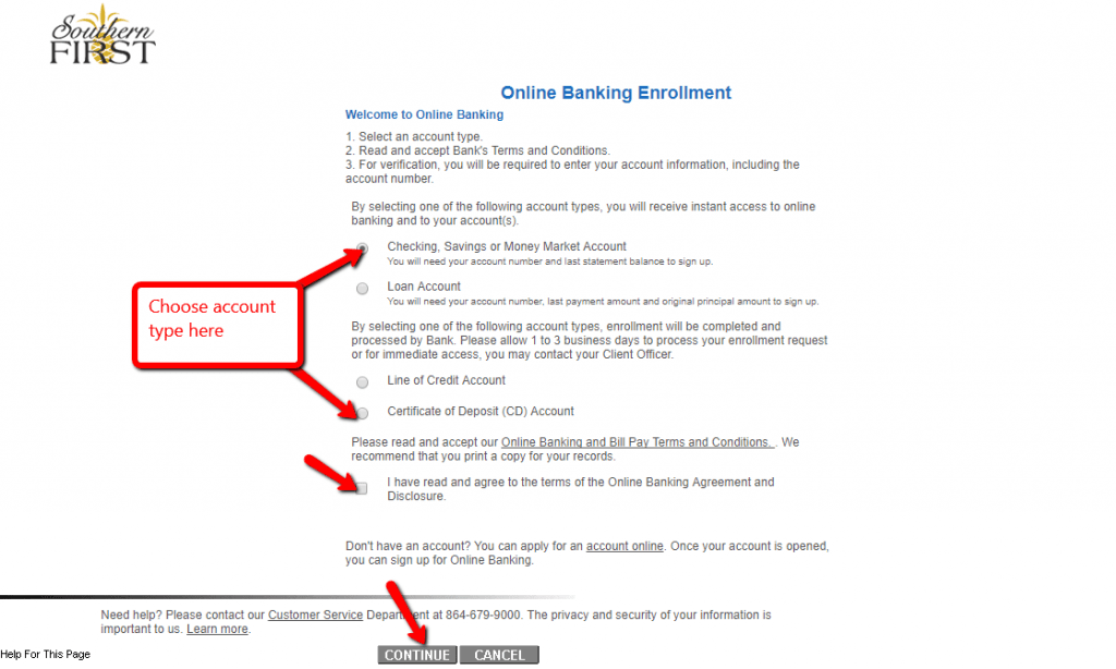 Southern First Bank Online Banking Login CC Bank