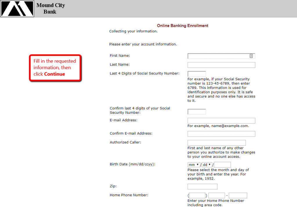 Mound City Bank Online Banking Login CC Bank