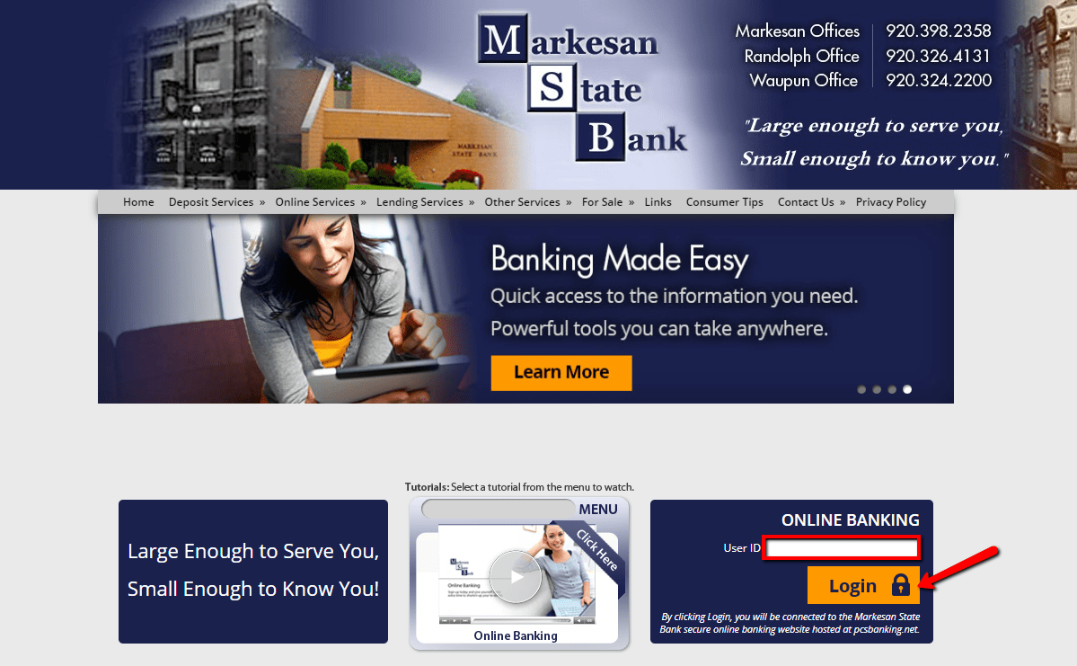 Markesan State Bank Online Banking Login