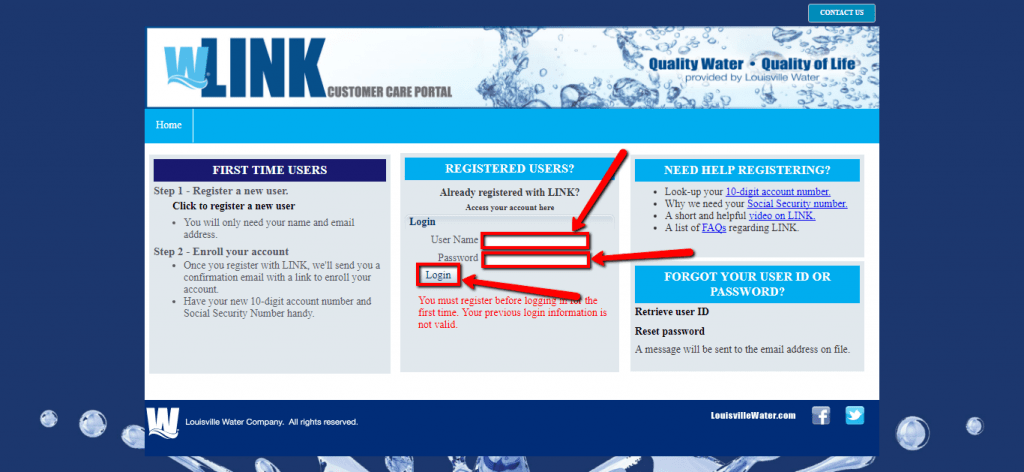 Louisville Water Company Online Bill Pay Login CC Bank Louisville Water Company Online Bill Pay Login CC Bank