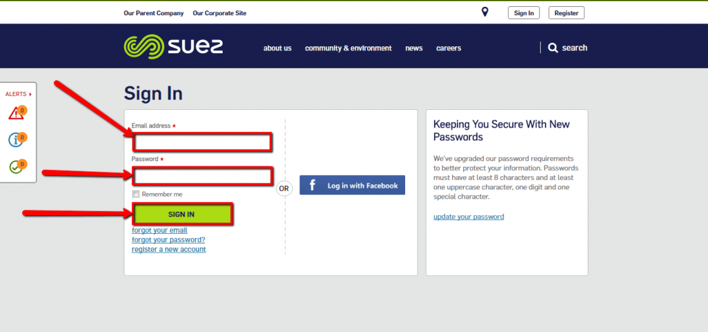 SUEZ Water Online Bill Pay Login CC Bank