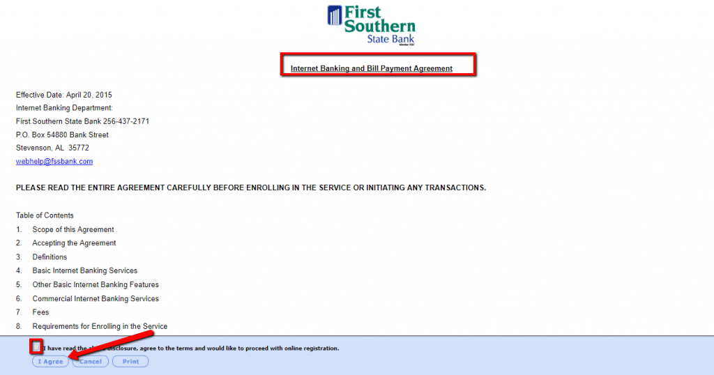 First Southern State Bank Online Banking Login CC Bank