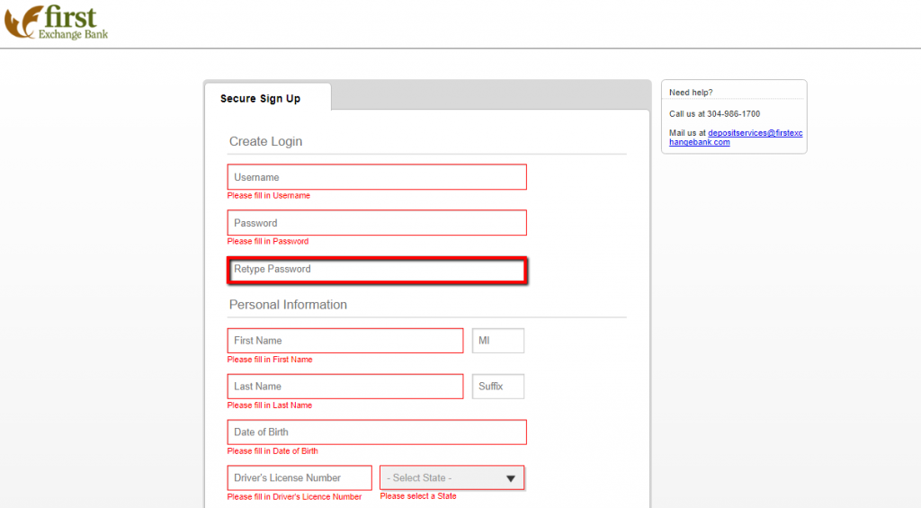 First Exchange Bank Online Banking Login CC Bank