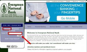 Evergreen National Bank Online Banking Login - CC Bank