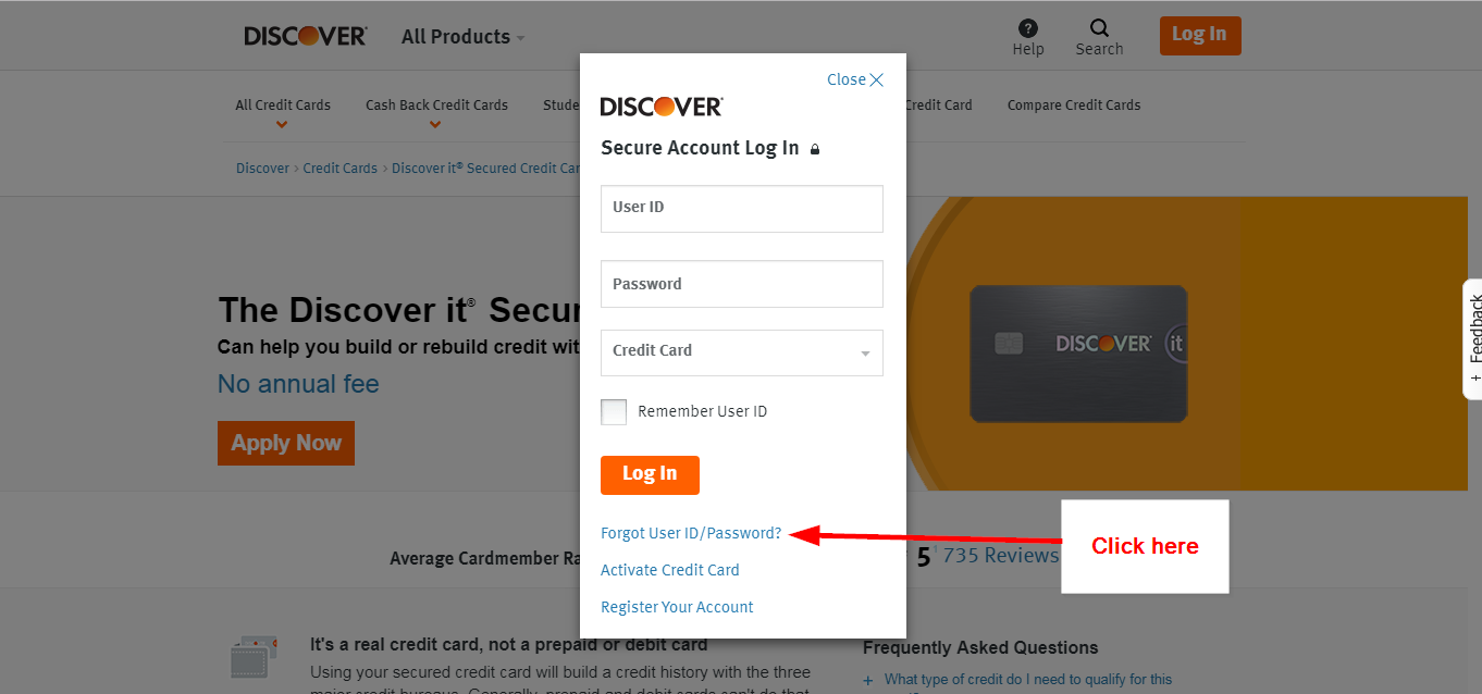 The Discover It Secured Credit Card Online Login Cc Bank