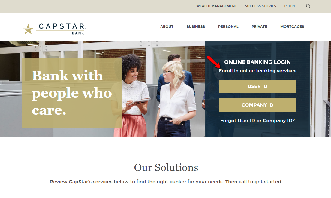 CapStar Bank Online Banking Login - CC Bank