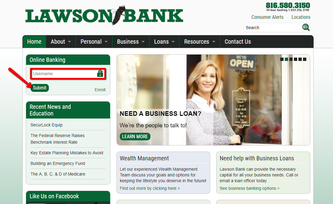 Lawson Bank Online Banking Login